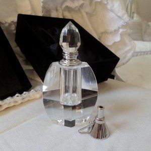 Vintage Dillards  Crystal Perfume Bottle